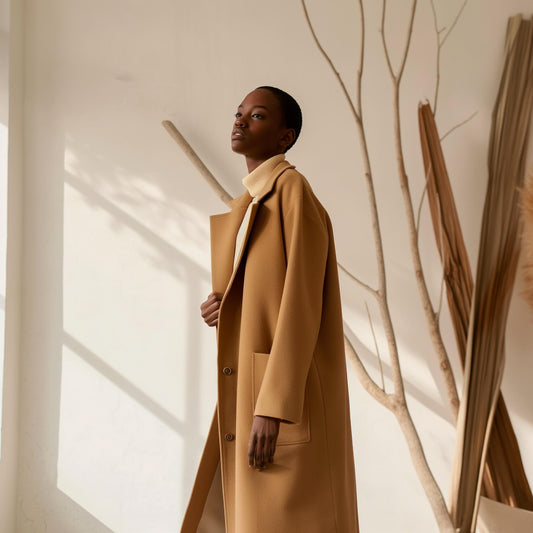 Wool-cotton gabardine unisex jacket